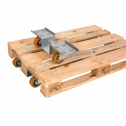 Поворотный ролик - EUPAROC-0C9 - ESB Engineering-System-Bau GmbH - с пластиной / для поддонов / сильные нагрузки