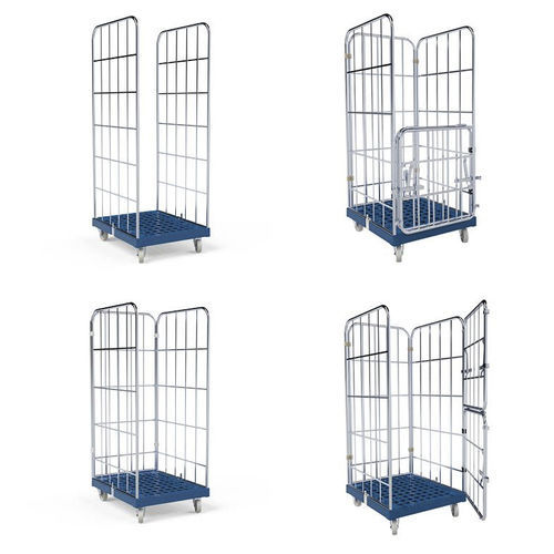 Контейнер на колесиках из металлической сетки - FP QV series - FACH-PAK