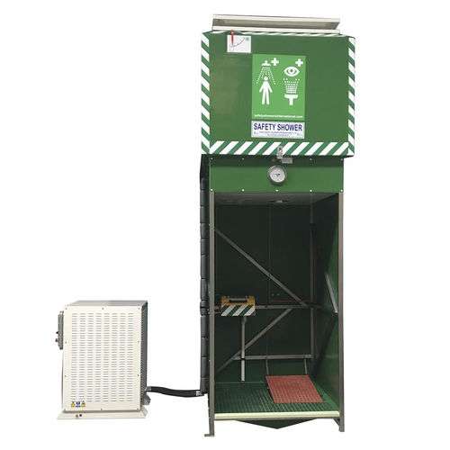 Напольный аварийный душ - TS1500CH - Aqua Safety Showers Internatioanl - для интерьера / для опасных сред / для открытого пространства