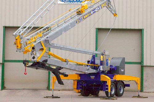 Башенный кран на прицепе - TC25 - Mantis Cranes - телескопический / шарнирный / с автоматической сборкой