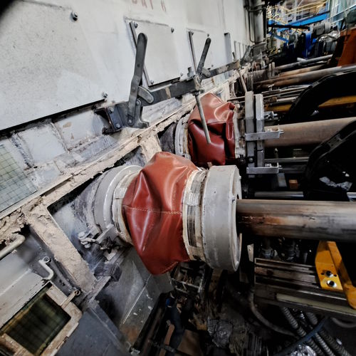 Плоский защитный сильфон - Porteret Beaulieu Industrie (PBI) - круглый / из пропитанной ткани / по индивидуальным замерам
