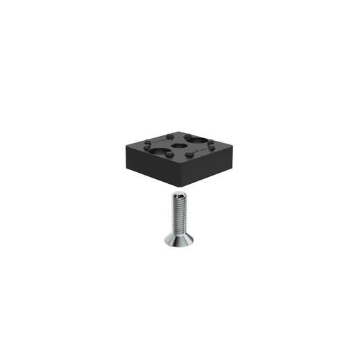 Соединение для алюминиевых профилей - FAS5059 - Robotunits GmbH - из гальванизированной стали / с прямым углом / в комплекте