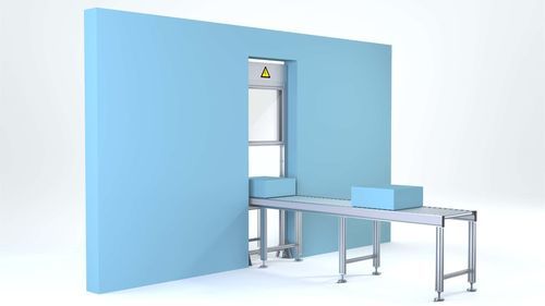 Борт-подъемник для конвейера - Robotunits GmbH - для ворот / полуавтоматический