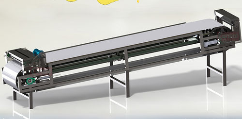 Охладитель для порошков - consol steel belt - для промышленности / с ленточным конвейером