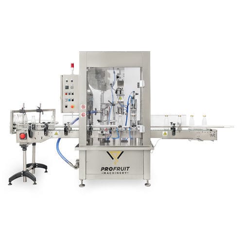 Наполнительная/закупорочная машина с ручным управлением - ProFruit Machinery - для флаконов / моноблочная / пневматическая