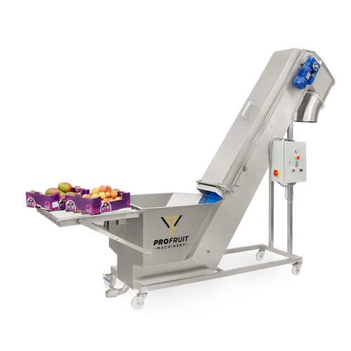 Машина для мойки овощей - ProFruit Machinery - для фруктов / с ленточным конвейером