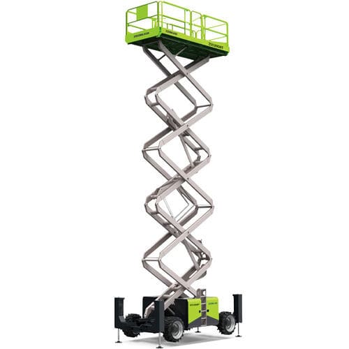 Колесный ножничный подъемник - ZS5390RT - ZOOMLION - дизельный