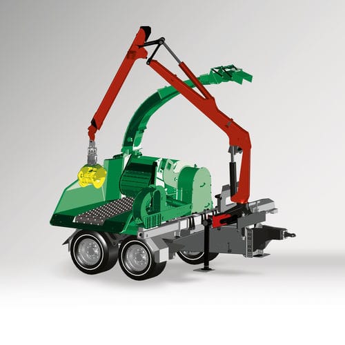 Измельчитель веток на прицепе - HEM 542 Z - JENZ GmbH Maschinen- und Fahrzeugbau