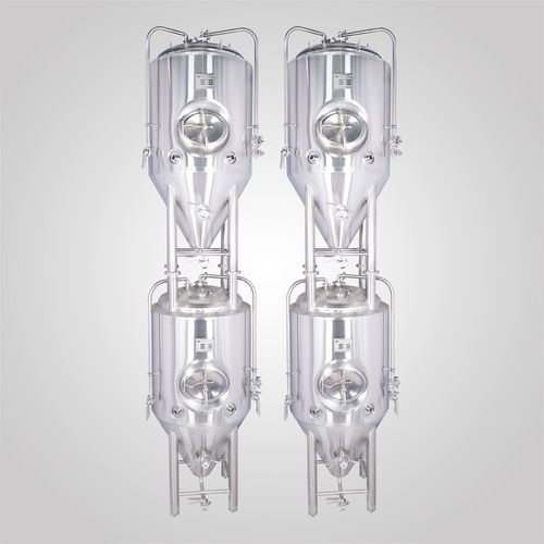 Резервуар ферментации - Shandong Tiantai Beer Equipment Co.,Ltd - для пива / из нержавеющей стали / цилиндрический