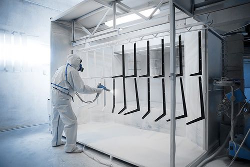 Открытая окрасочная кабина - Epcon Industrial Systems, LP - для запасных частей / с ручным управлением / по индивидуальному заказу