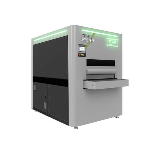 Станок для удаления заусенцев углового стеллажа - Surfacer® TF-R 2510 - TFON Machine - для отделки / для алюминиевых деталей / для стальных деталей