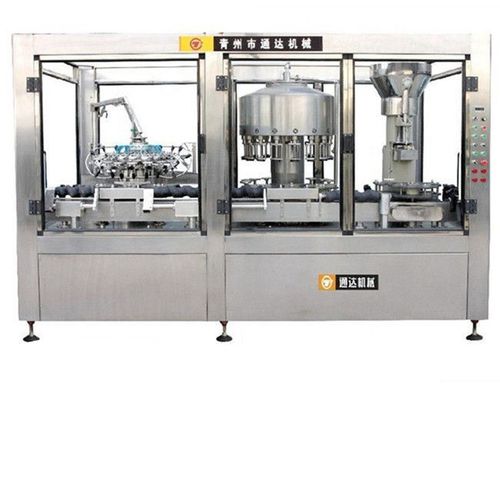 Автоматическая наполнительная/закупорочная машина - GDP series - TONGDA PACKAGING MACHINERY CO.,  LTD. - для флаконов / моноблочная / с несколькими головками