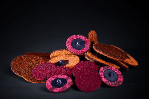 Абразивный круг из синтетического волокна - Roloc® - Danpoort International Abrasives B.V. - для шлифования / с быстрой сборкой