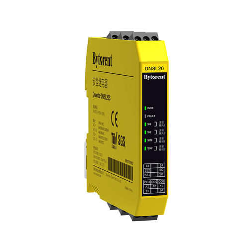 Реле безопасности для воздушного барьера - Quanta-DNSL20S - Bytorent Technology Co., Ltd. - 2NO / PNP / на DIN-рейке