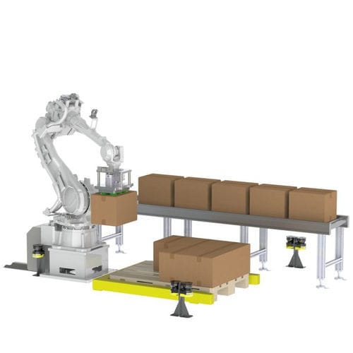Роботизированная ячейка для разборки товаров с поддона - DP - Goldfuss engineering GmbH