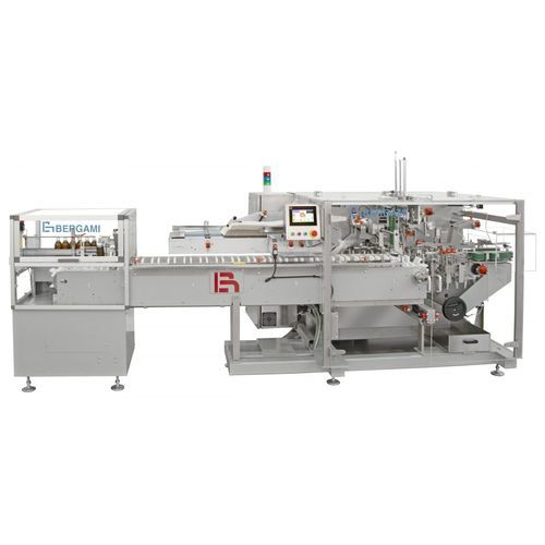 Горизонтальная машина для укладки в картонные коробки - AS 150 - BERGAMI PACKAGING SOLUTIONS SRL - для фармацевтической промышленности / для косметической промышленности / компактная