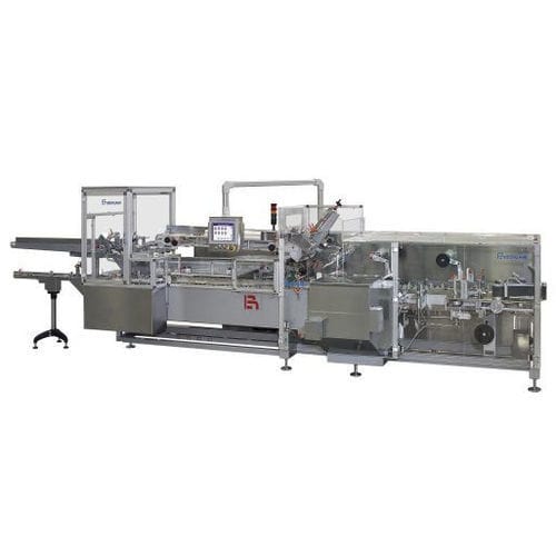 Горизонтальная машина для укладки в картонные коробки - AS 250 - BERGAMI PACKAGING SOLUTIONS SRL - для фармацевтической промышленности / для пищевой промышленности / для косметической промышленности