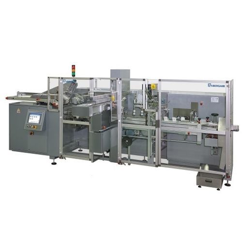 Вертикальная машина для укладки в картонные коробки - ASV 60 - BERGAMI PACKAGING SOLUTIONS SRL - для косметической промышленности / полностью автоматическая / компактная