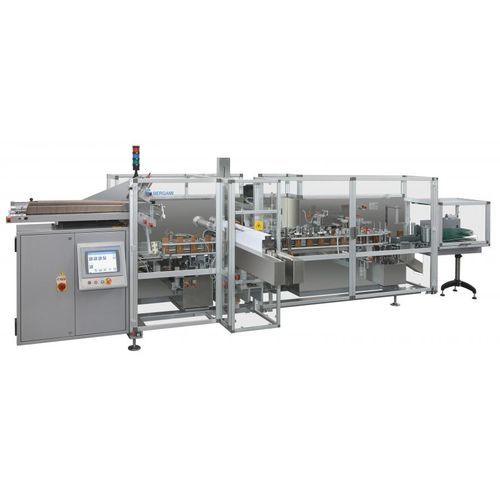 Вертикальная машина для укладки в картонные коробки - ASV 80 - BERGAMI PACKAGING SOLUTIONS SRL - для косметической промышленности / полностью автоматическая / компактная