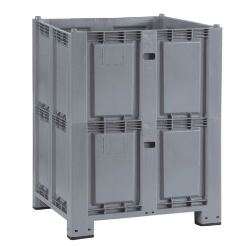 Ящичный поддон из ПЭНД - 1100 1300 PLUS series - Interbox S.A. - из PP / для применения в пищевой отрасли / со складными панелями