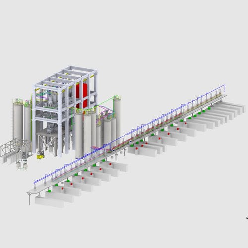 Автоматическая система питания - DÜZLEM METAL SANAYI VE TICARET LTD STI - пневматическая / для производственной линии / для смолы