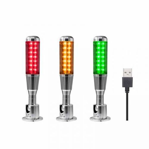 Световая колонна LED - OBS-USB-01 - Otennlux Lighting Technology Co.,Ltd - 3-цветная / с зуммером / управляемая с помощью ПК