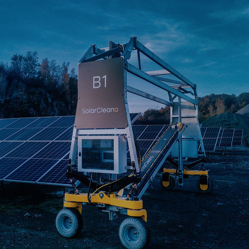 Робот для очистки для солнечных панелей - B1 - SolarCleano SARL - влажная чистка / мобильный