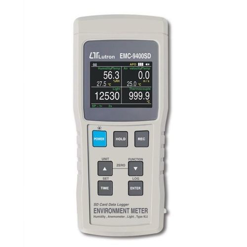 Прибор для измерения температуры - EMC-9400SD - Lutron - относительная влажность / мощность / интенсивности освещения