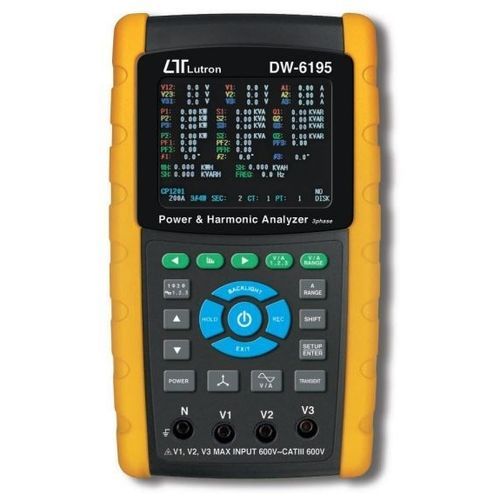 Анализатор сигнала - DW-6195 - Lutron - для наблюдения / для трехфазных электрических сетей / мощности