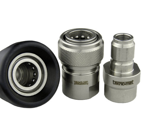Гидравлический фитинг - T121 series - TEKNO-MET BAĞLANTI ELEMANLARI SAN. ve TİC. LTD. ŞTİ - пневматический / быстрый / из нержавеющей стали