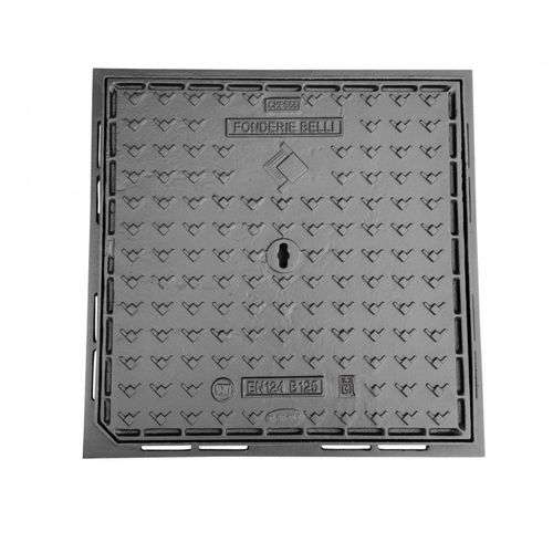 Regard de chaussée из ковкого чугуна - CHBS- CHCS - B125/C250 - Fonderie Belli SPA - квадратный