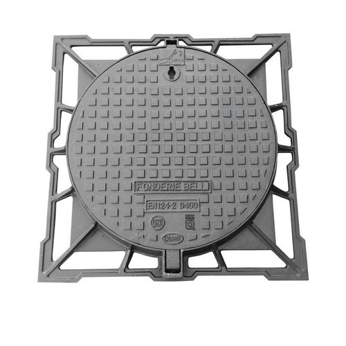 Regard de chaussée из ковкого чугуна - KING D400 76 - Fonderie Belli SPA - квадратный / круглый