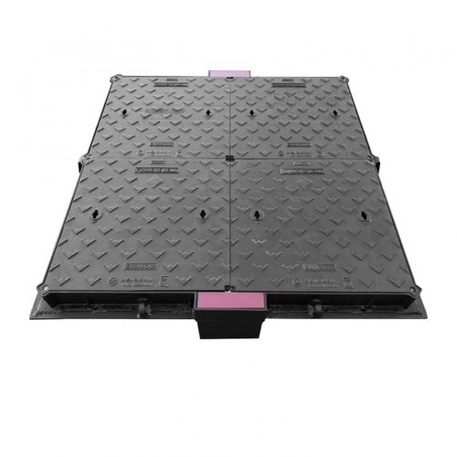 Regard de chaussée из ковкого чугуна - MODULARI D400- F900 - Fonderie Belli SPA - квадратный
