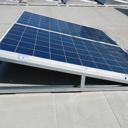 Система крепления солнечных батарей для террасы на крыше - stand-alone - Avasco Solar NV