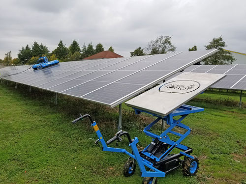Робот для очистки для напольной поверхности - LIFTER - AX Solar Robot - для солнечных панелей / мобильный