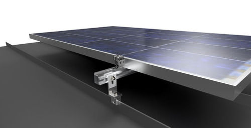 Система крепления солнечных батарей для террасы на крыше - S-5 - Renusol Europe GmbH - для металлической кровли / для вертикальной установки / из алюминия