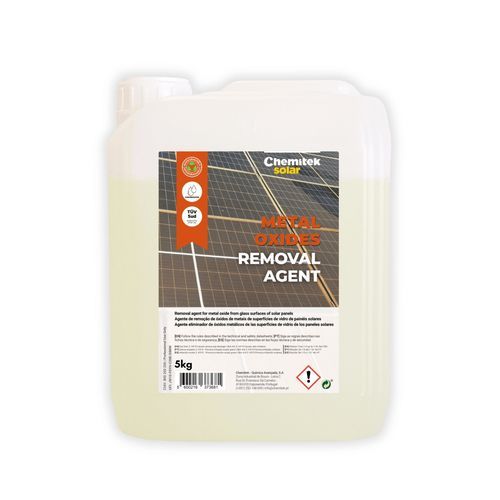Биоразлагаемое средство для удаления накипи для солнечных панелей - METAL OXIDES REMOVAL - ChemiTek
