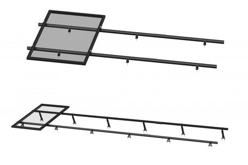 Система крепления солнечных батарей на крыше - SolarRoof™ Black Series - Clenergy