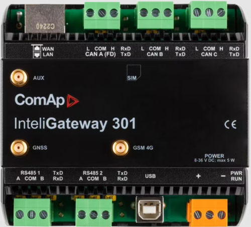 Мосток связи - CM2GW301BAB - ComAp - TCP / RS-485 / Modbus