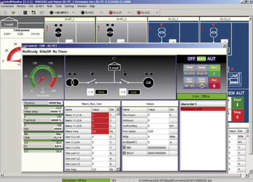 Программное обеспечение для контроля - InteliMonitor - ComAp - SCADA / конфигурация / пусконаладочное