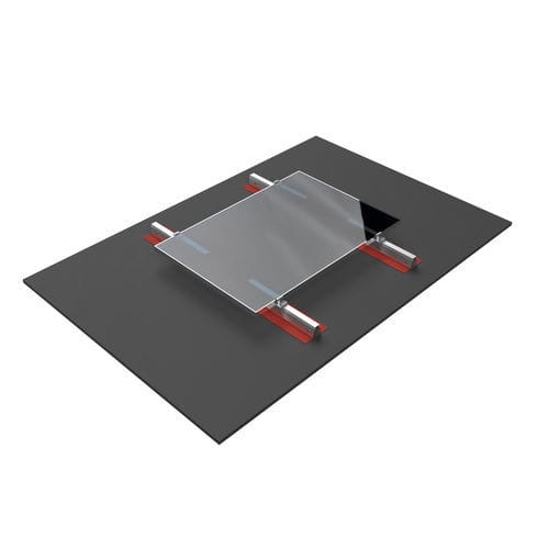 Система крепления солнечных батарей для террасы на крыше - ROOF-SOLAR BITUMEN - Dome Solar - для вертикальной установки / из алюминия / самонесущая