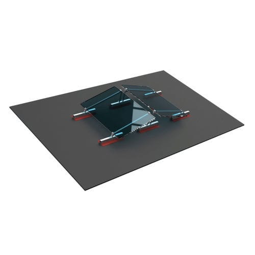 Система крепления солнечных батарей для террасы на крыше - ROOF-SOLAR TILTED BITUMEN - Dome Solar - для вертикальной установки / из алюминия / из нержавеющей стали