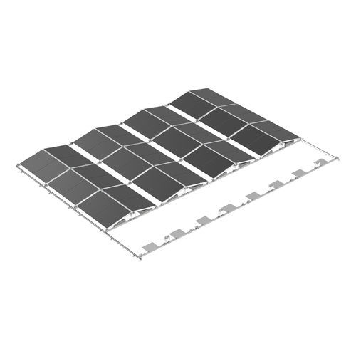 Система крепления солнечных батарей на крыше - EAST WEST - Xiamen Hopergy Photovoltaic Technology Co., Ltd. - для горизонтальной установки