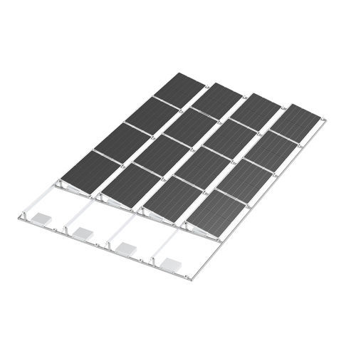 Система крепления солнечных батарей для террасы на крыше - BALLAST  - Xiamen Hopergy Photovoltaic Technology Co., Ltd. - для горизонтальной установки