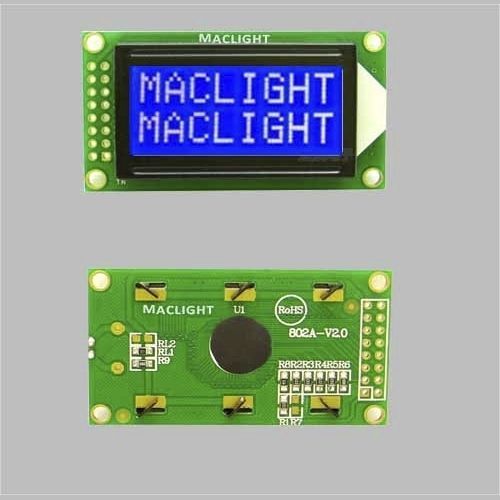 Блок индикации LCD STN - MLC802Y-1 - Maclight Display Co., Limited - монохромный / с 2 линиями / 8-битный MPU