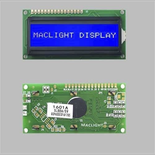 Блок индикации LCD STN - MLC161Y-1 - Maclight Display Co., Limited - монохромный / с 1 линией / 8-битный MPU