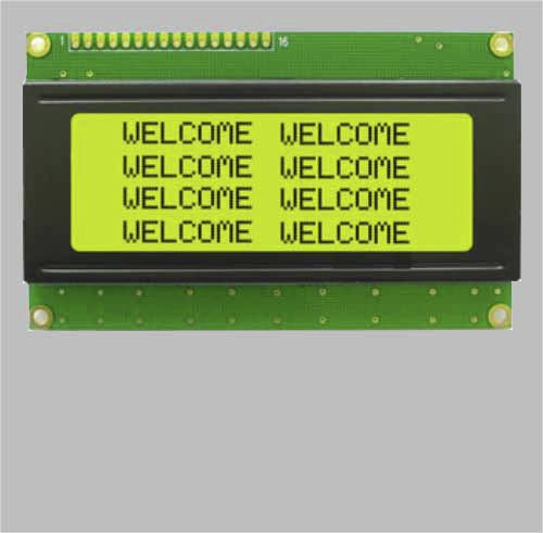 Табло LCD - MLC204Y-1 - Maclight Display Co., Limited - 20 x 4 / промышленное / информационное
