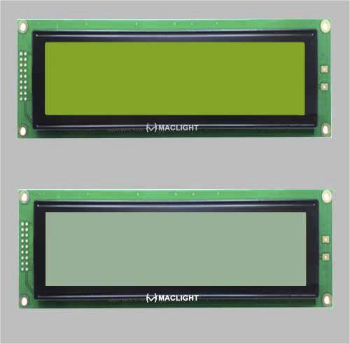 Табло LCD - MLC404Y-1 - Maclight Display Co., Limited - с точечной матрицей / монохромное / 40x4