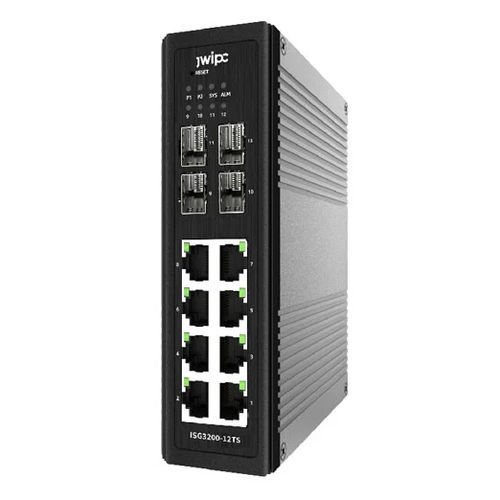 Управляемый коммутатор Ethernet - ISG3200-12TS - JWIPC TECHNOLOGY CO., LTD. - 12 портов / на DIN-рейке / стандартный