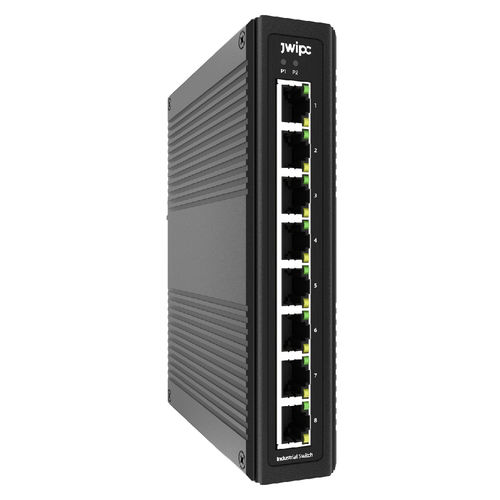 Неуправляемый коммутатор Ethernet - ISF108P - JWIPC TECHNOLOGY CO., LTD. - 8 портов / на DIN-рейке / PoE